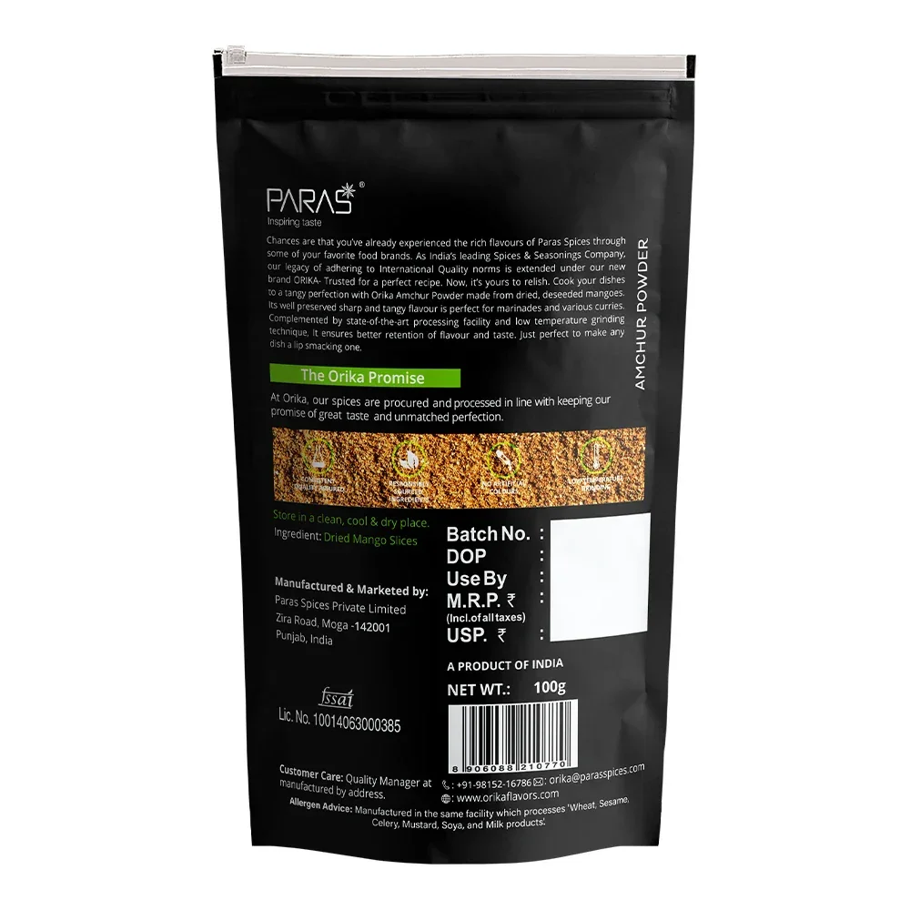 Orika Amchur Powder | Dry Mango Powder 100g - Image 9