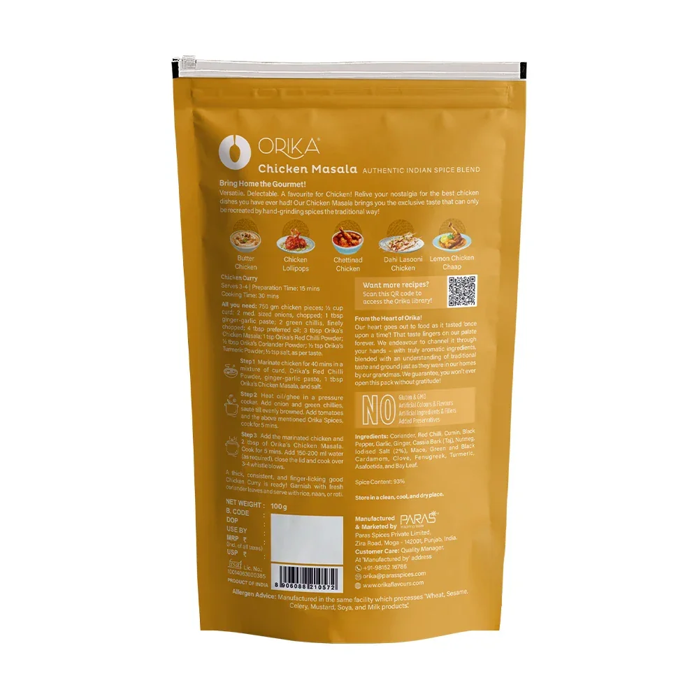 Orika Chicken Masala, 100gm - Image 9
