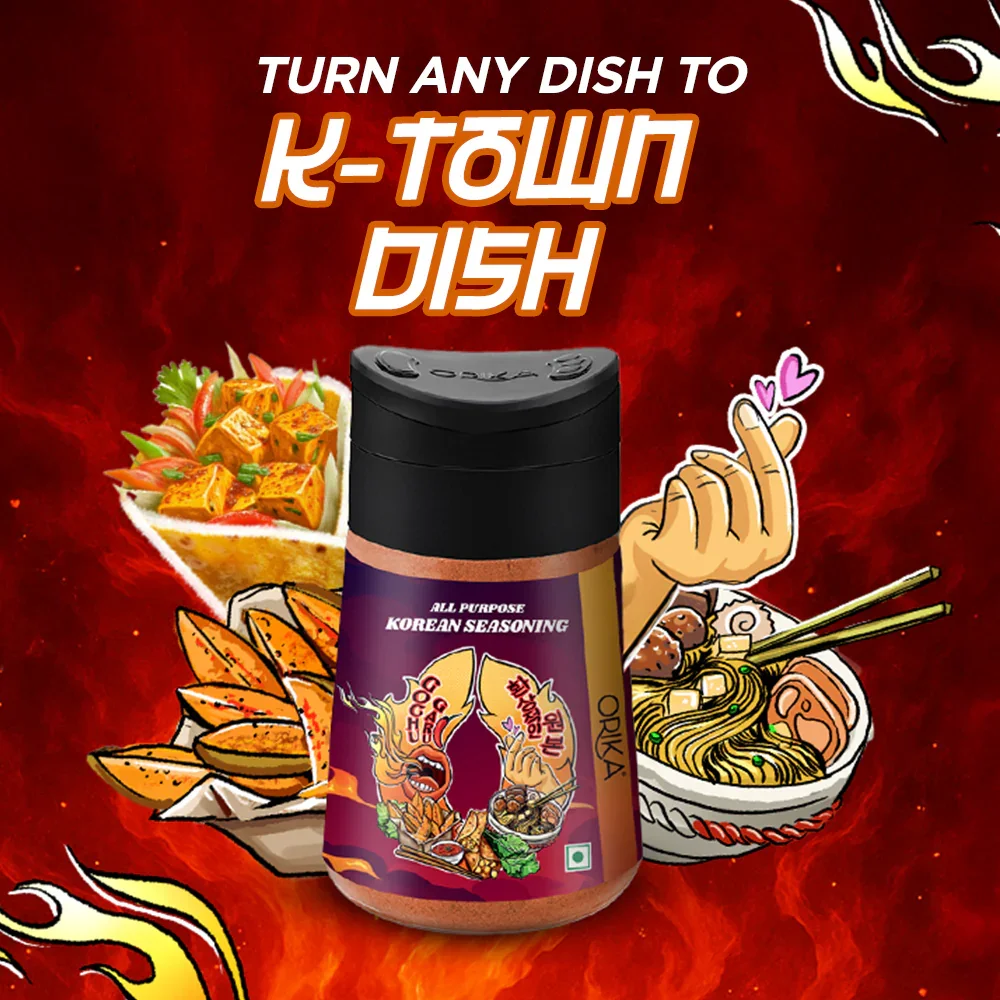 Orika Combo of Korean Seasoning, Red Chilli Flakes & African Per Peri Seasoning - Image 3