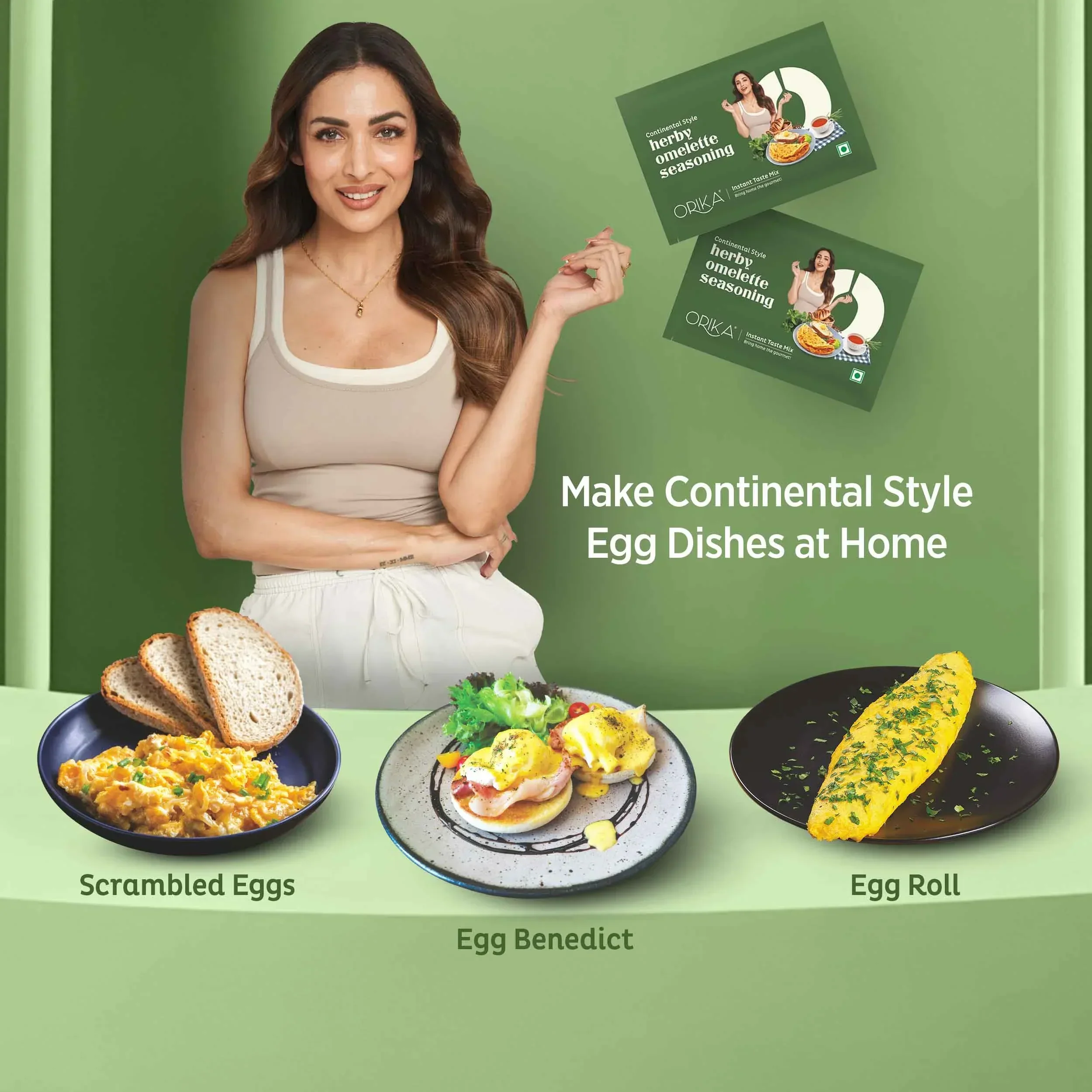 Continental Style Herby Omelette Seasoning-12 single use sachets - Image 4
