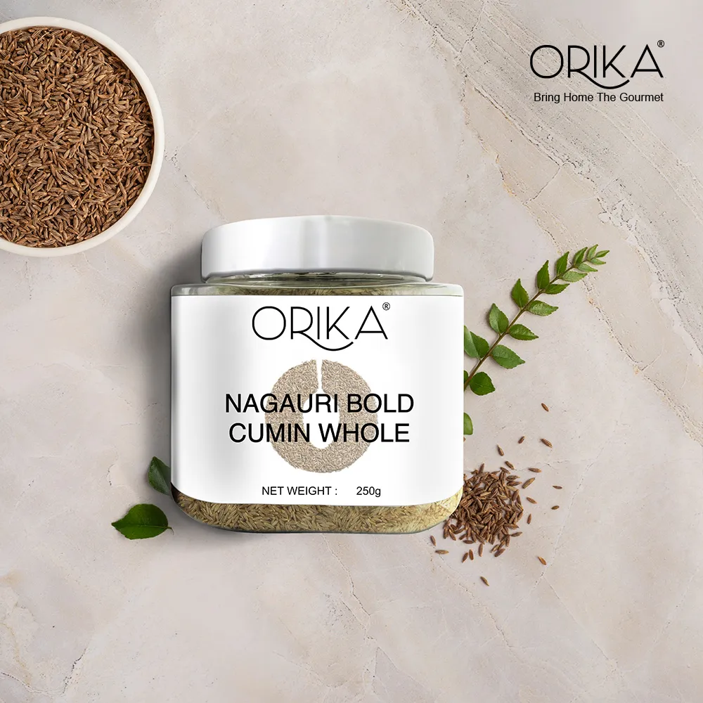 Orika Nagauri Bold Cumin (Jeera / Zeera) Whole Jar, 250gm - Image 5