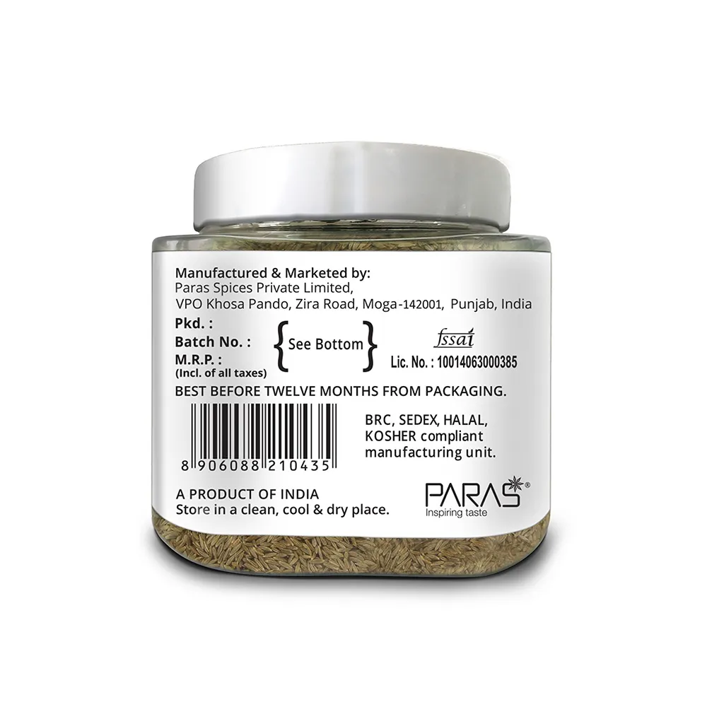 Orika Nagauri Bold Cumin (Jeera / Zeera) Whole Jar, 250gm - Image 8