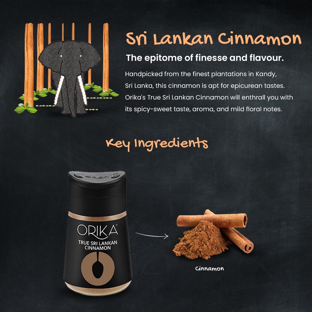 Orika Gourmet cooking combo of True Sri Lankan Cinnamon Powder 50g & Southern Gun Powder 80g - Image 10