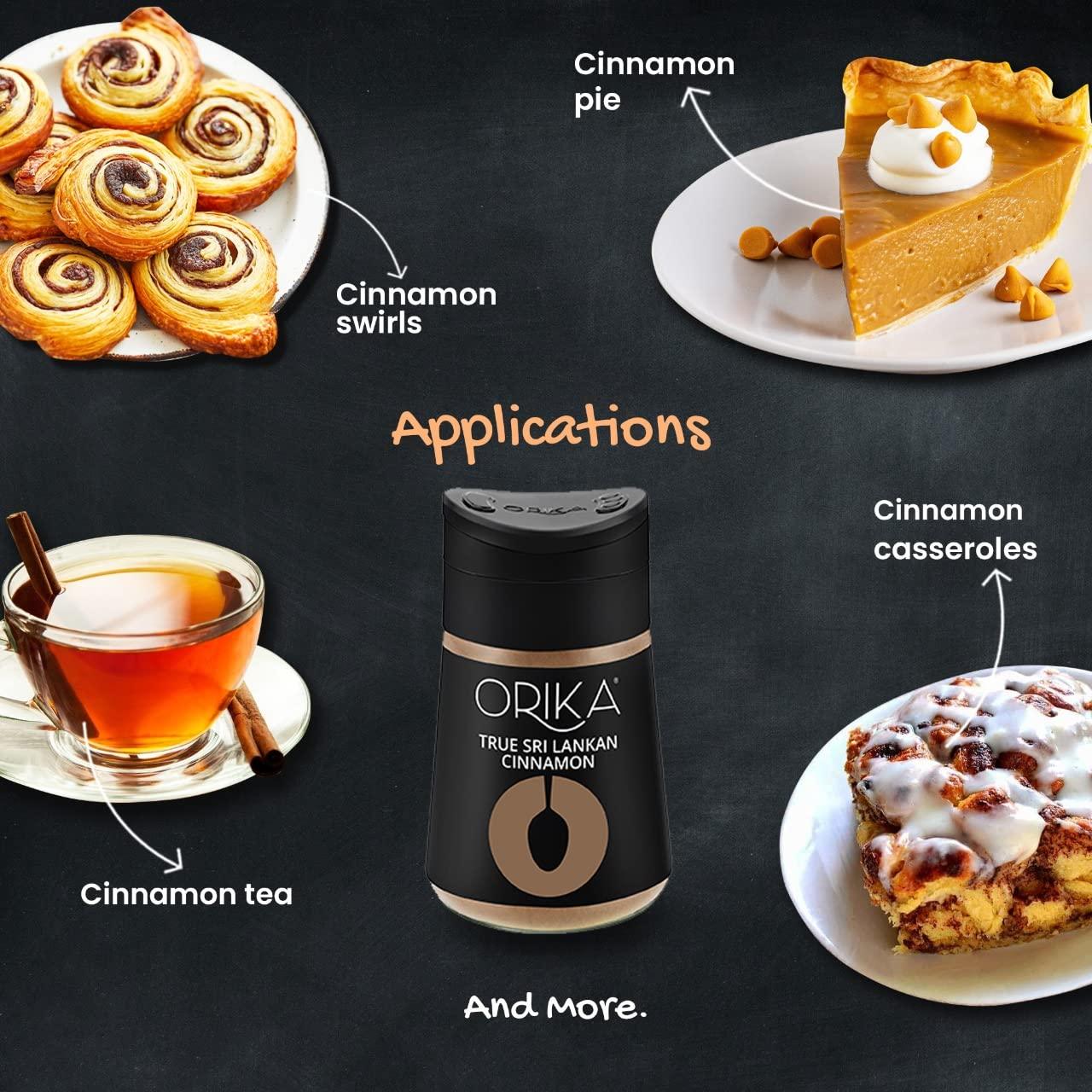 Orika Gourmet cooking combo of True Sri Lankan Cinnamon Powder 50g & Southern Gun Powder 80g - Image 11