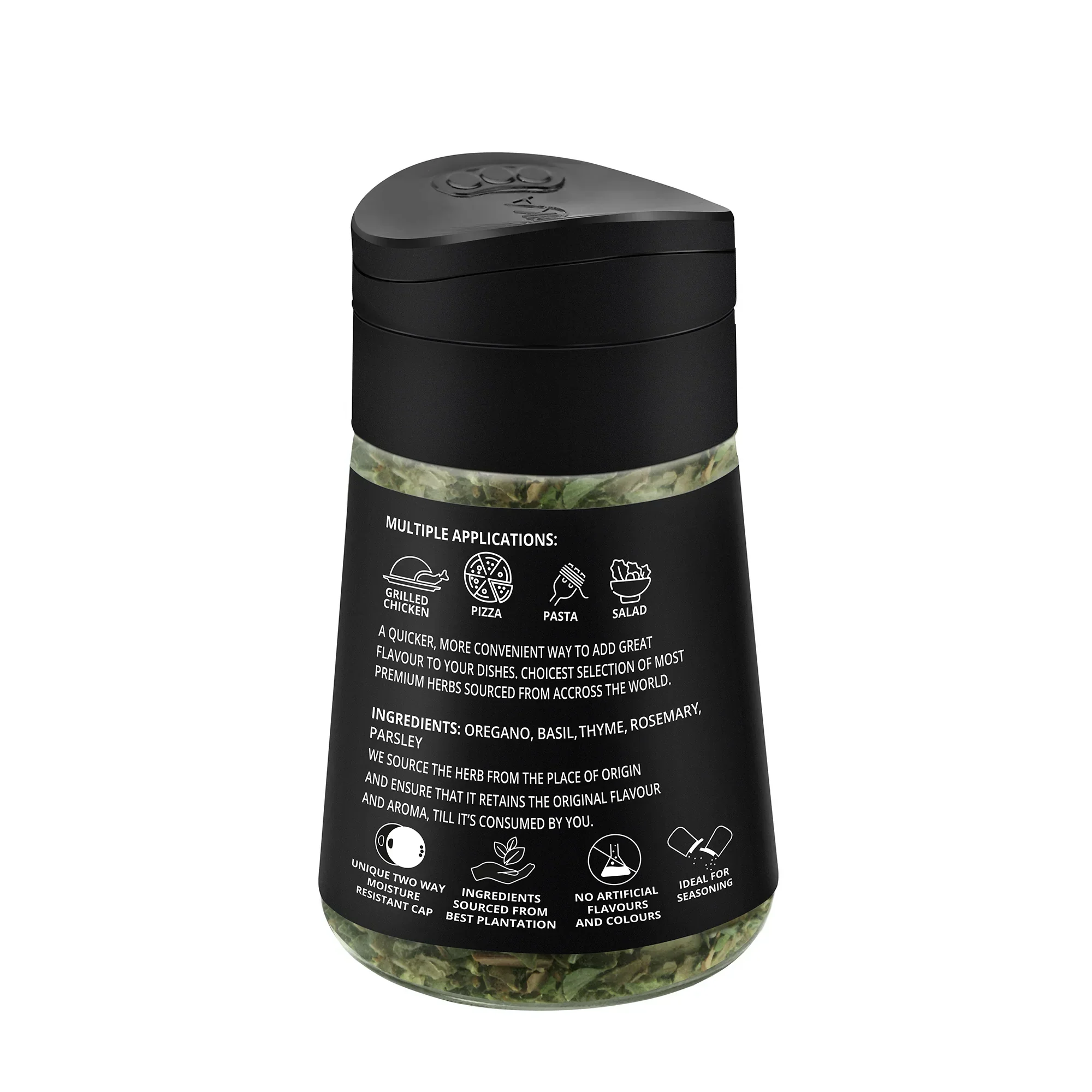 Orika Gourmet Herbs Sprinkler Combo Gourmet Herb Mix 25g,  Mexican Seasoning 80g, True Sri Lankan Cinnamon 50g - Image 5