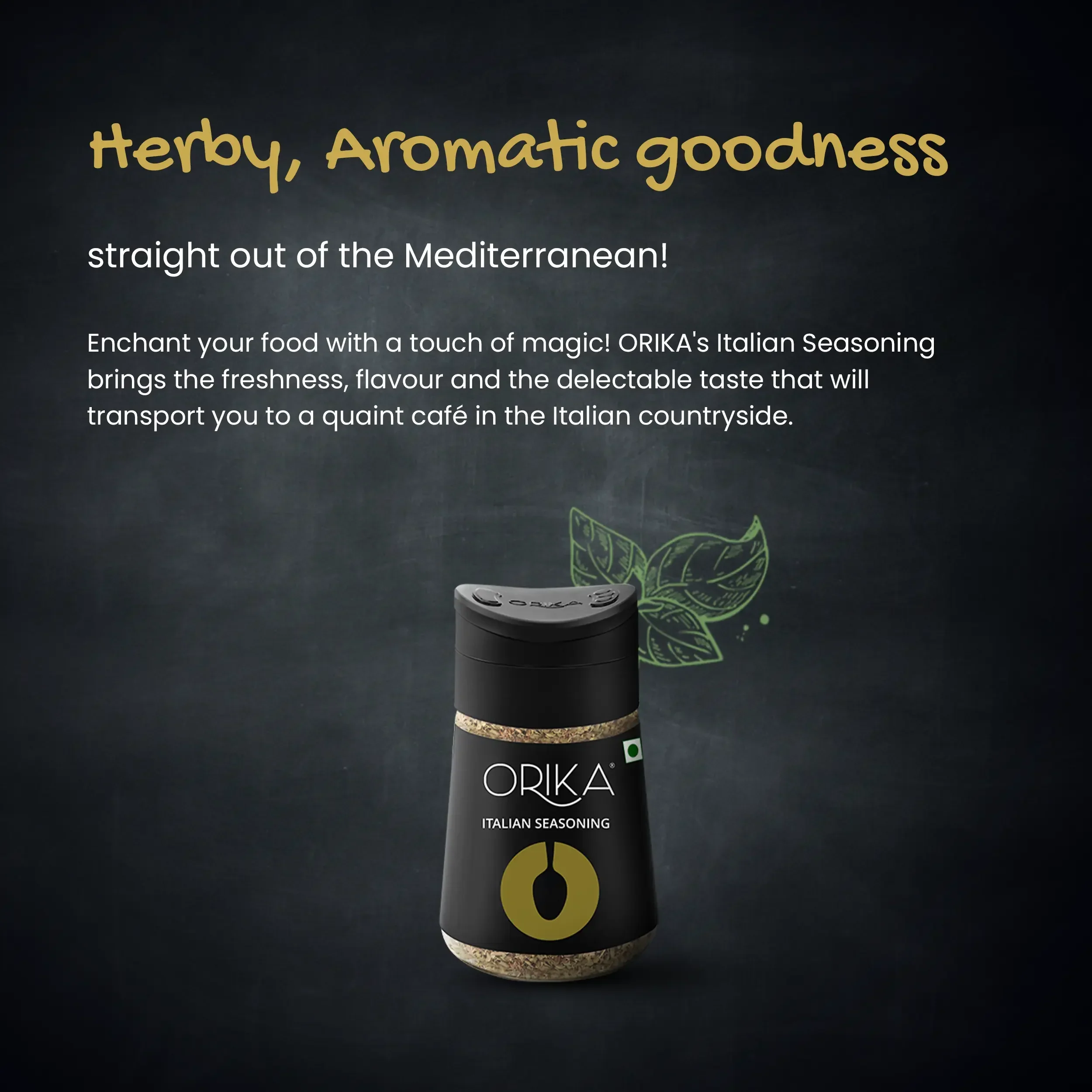 Orika Gourmet herb sprinkler combo (Turkish Oregano + Egyptian Basil + Italian Seasoning) - Image 7