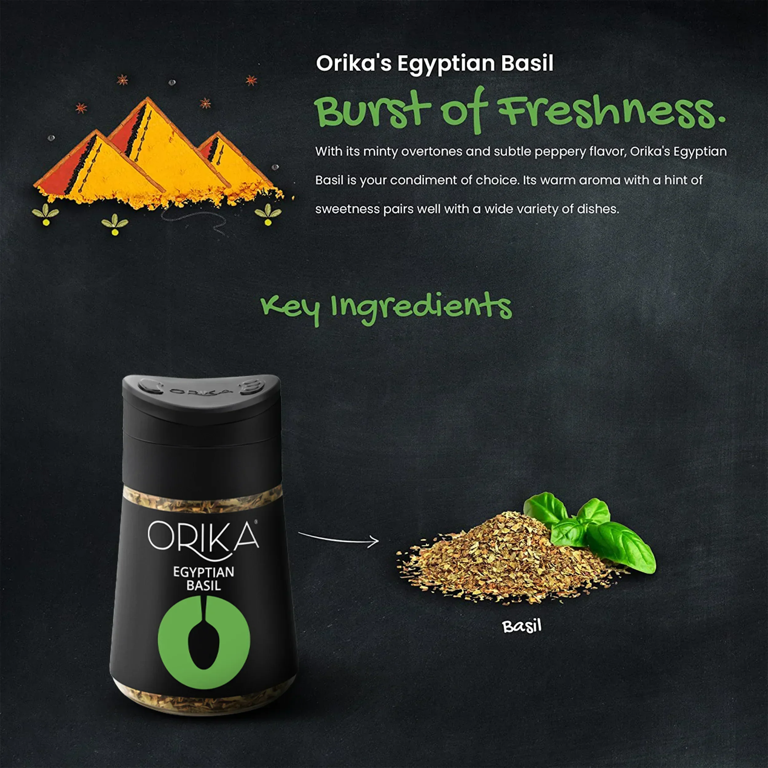 Orika Gourmet Herbs Sprinkler Combo (Turkish Thyme + Egyptian Basil) - Image 11