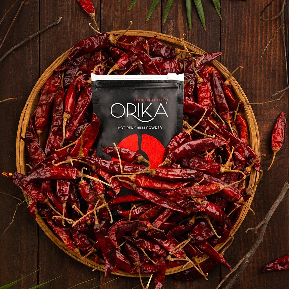 Orika Hot Red Chilli Powder (100 gm, 200gm, 500gm) - Image 6