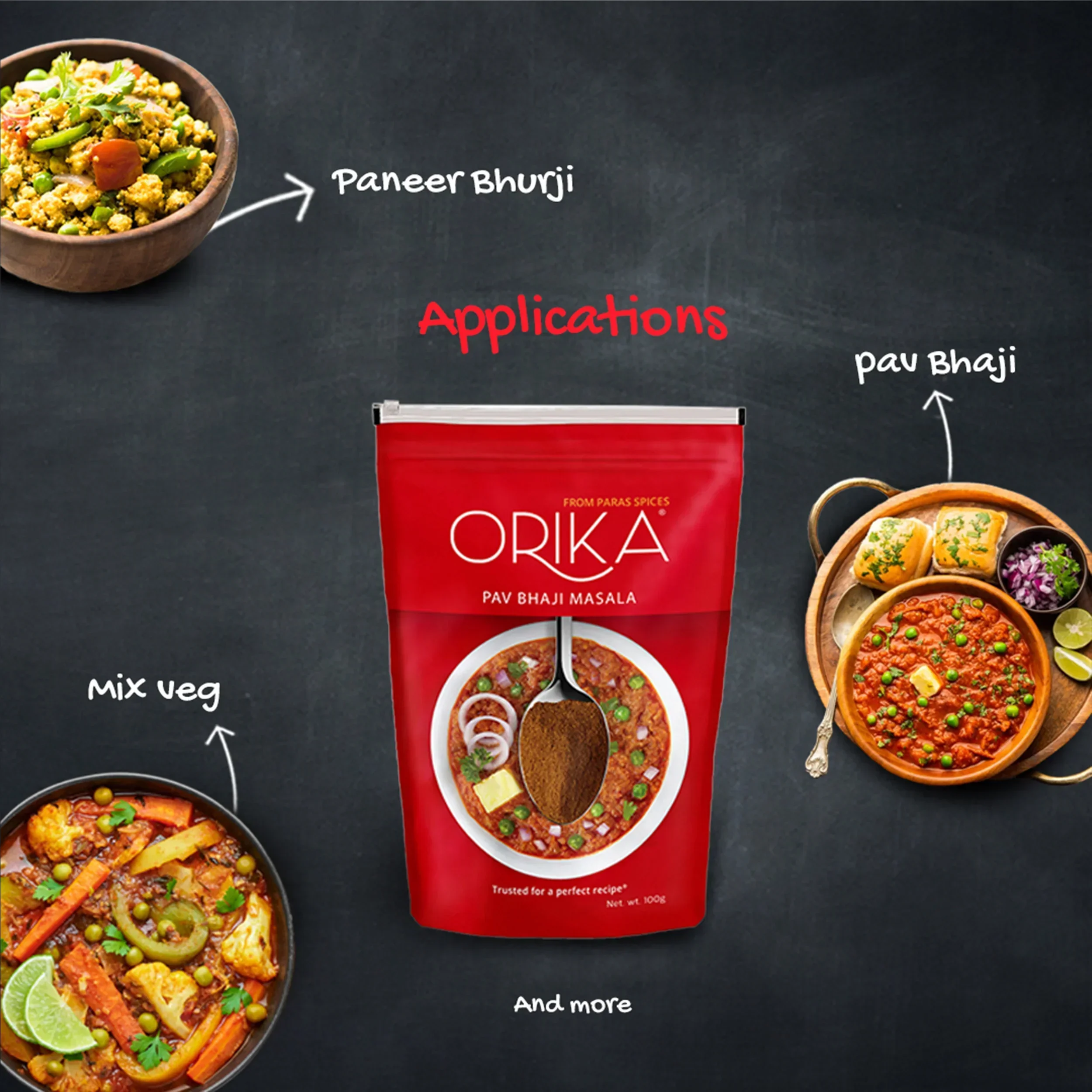 Orika Authentic Indian Recipe Combo (Pack of 4, 100 gm each) - Image 11