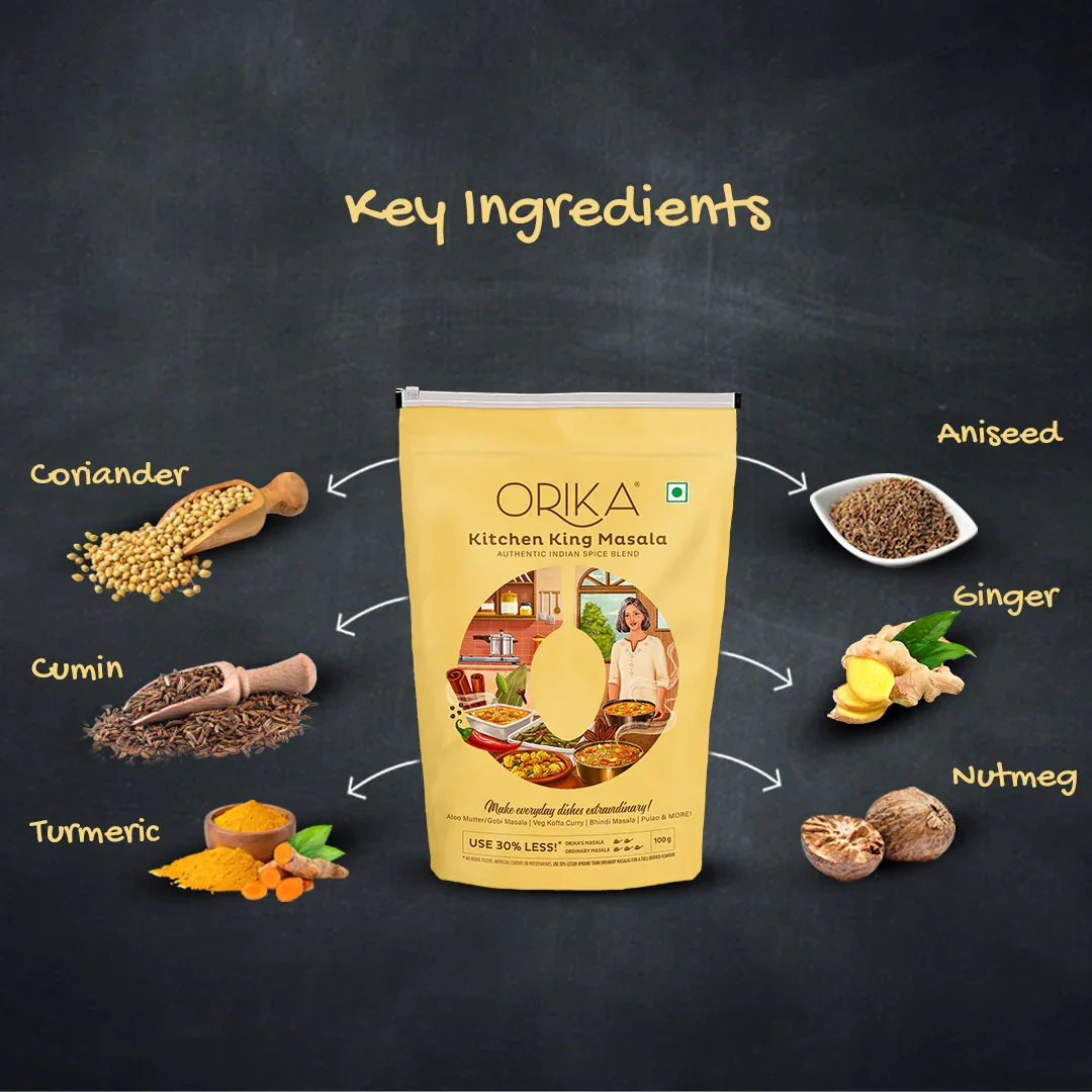 Orika Authentic Indian Recipe Combo (Pack of 4, 100 gm each) - Image 4