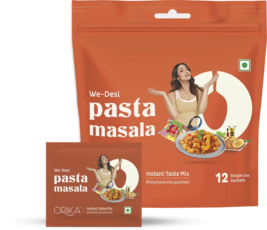 Instant We Desi Pasta Masala with Magic Masala & Herby Omelette Masala Combo - Pack of 3 (12 single use sachets in each Pack) - Image 5