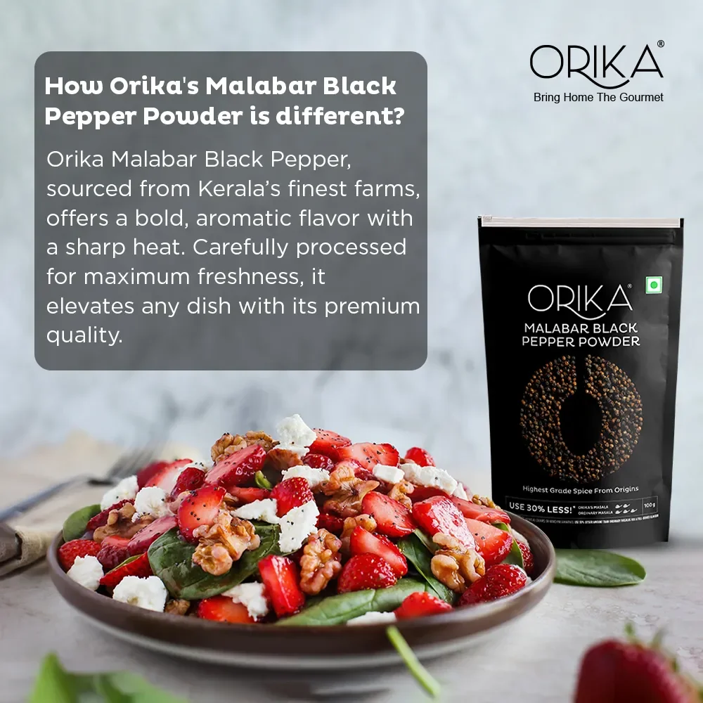 Orika Malabar Black Pepper Powder, 100gm - Image 5
