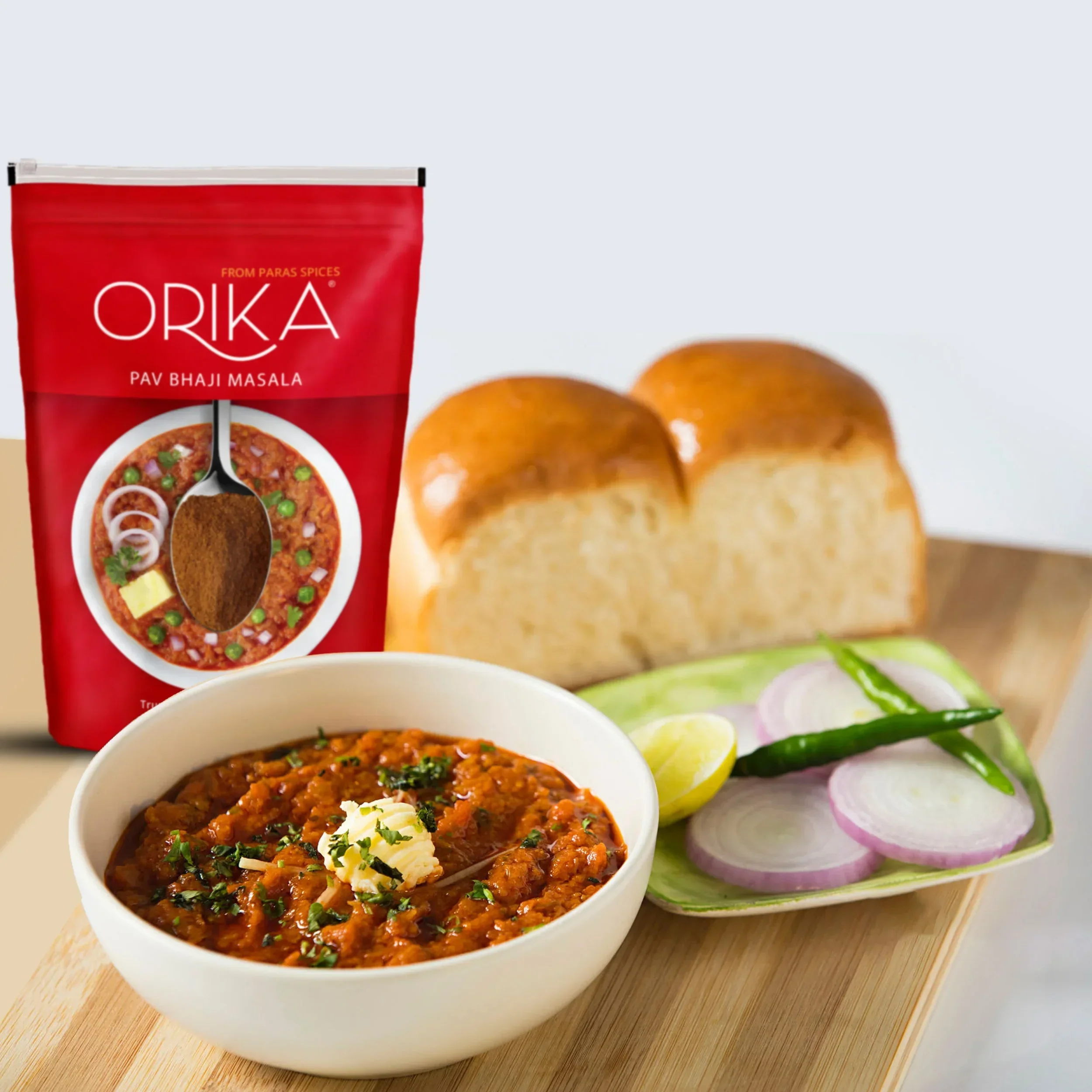 Orika Indian Delicacy combo Sambhar Masala, Pav Bhaji Masala, Garam Masala (Pack of 3, 100gms each) - Image 24