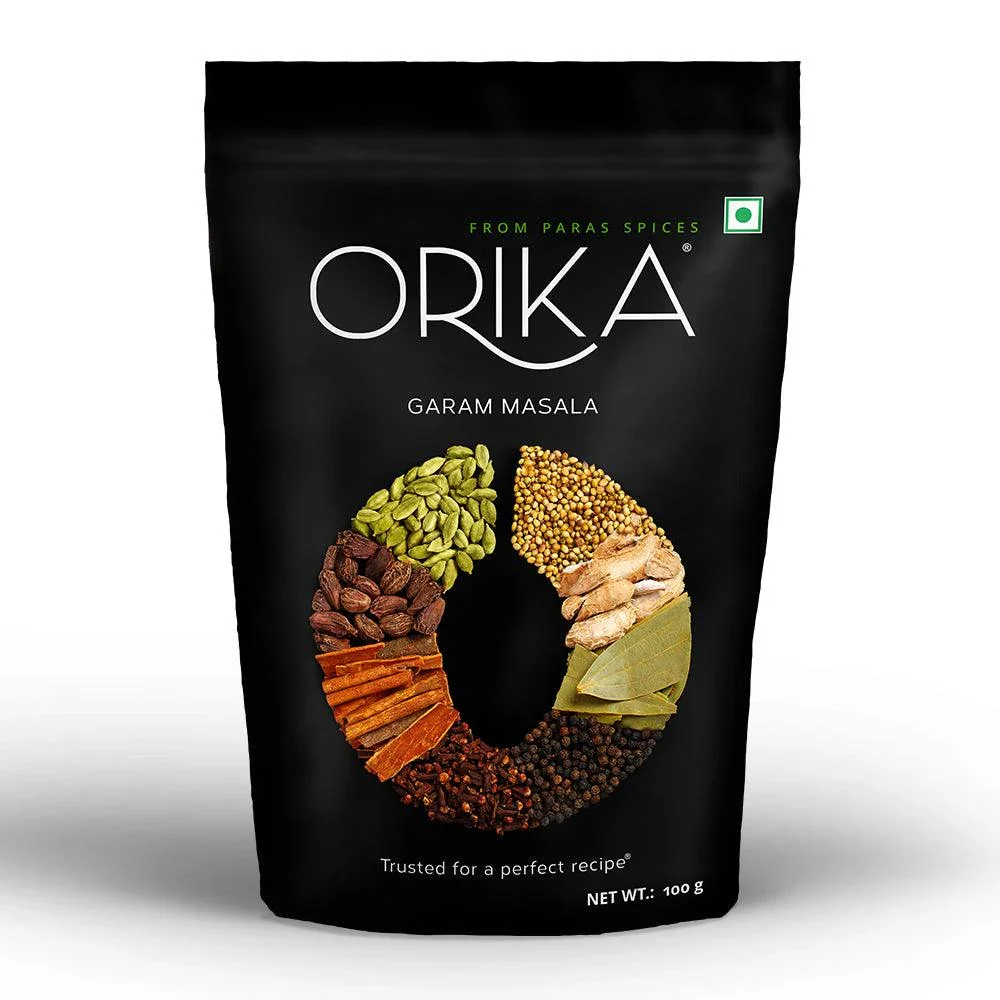 Orika Indian Delicacy combo Sambhar Masala, Pav Bhaji Masala, Garam Masala (Pack of 3, 100gms each) - Image 7