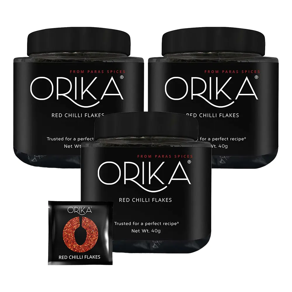 Orika Red Chilli Flakes Jar | 40g (50 Sachets) - Image 10