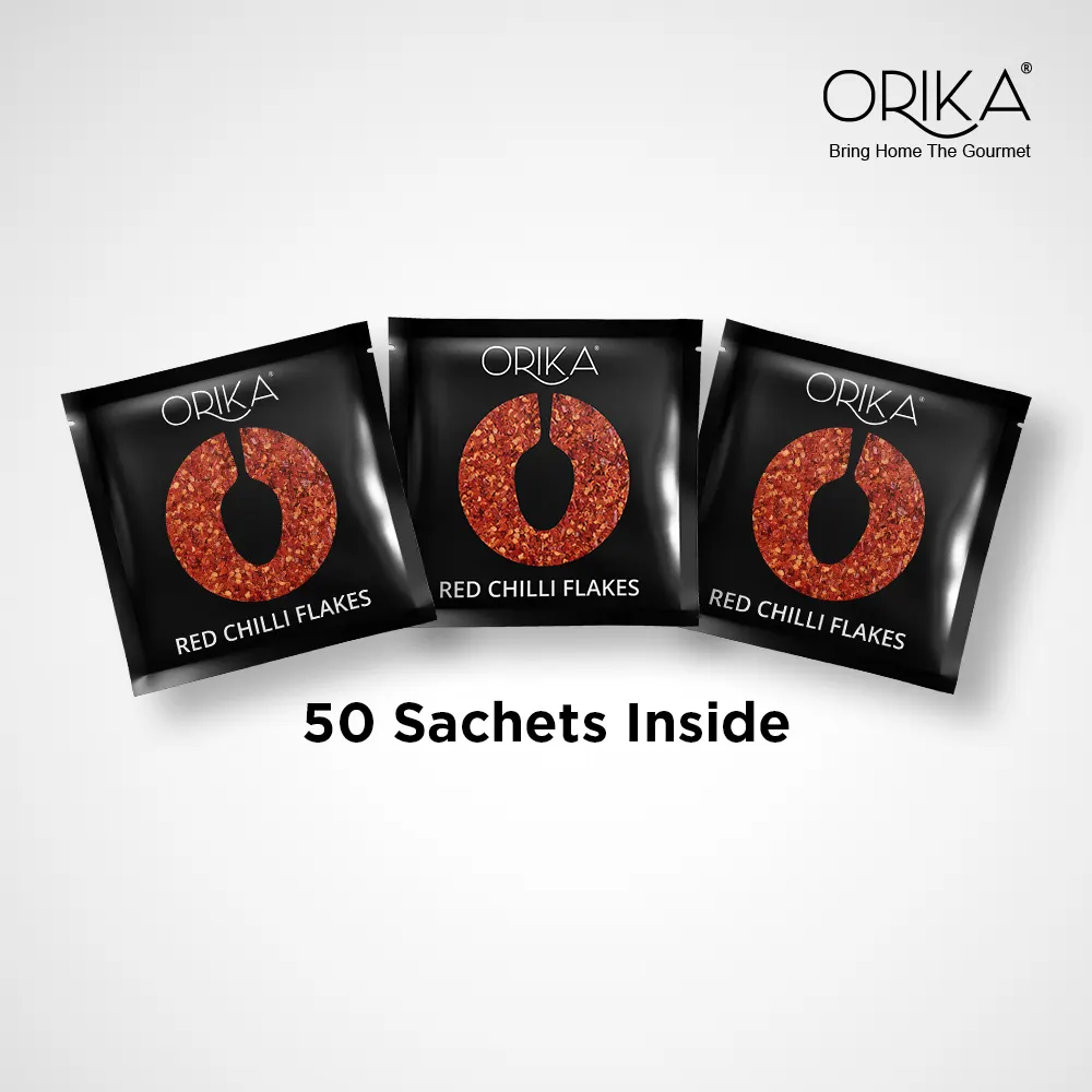 Orika Red Chilli Flakes Jar | 40g (50 Sachets) - Image 5