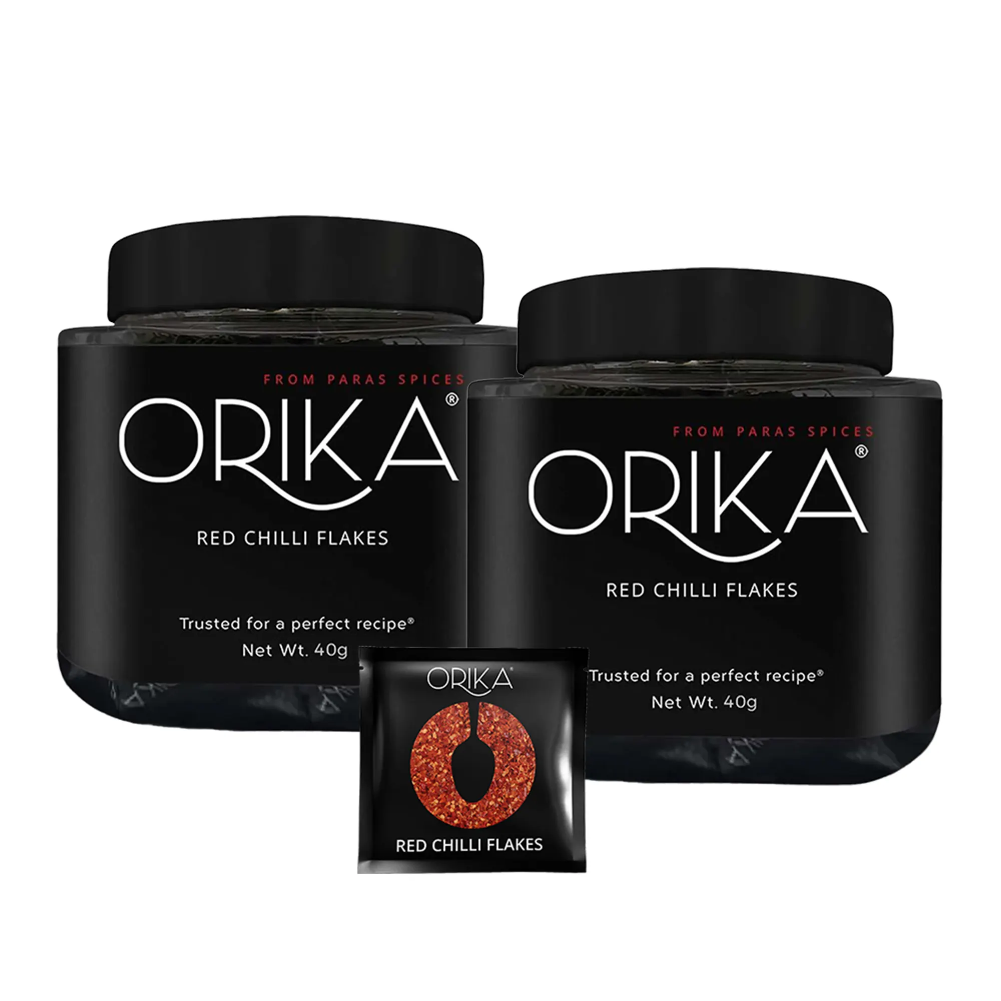 Orika Red Chilli Flakes Jar | 40g (50 Sachets) - Image 9