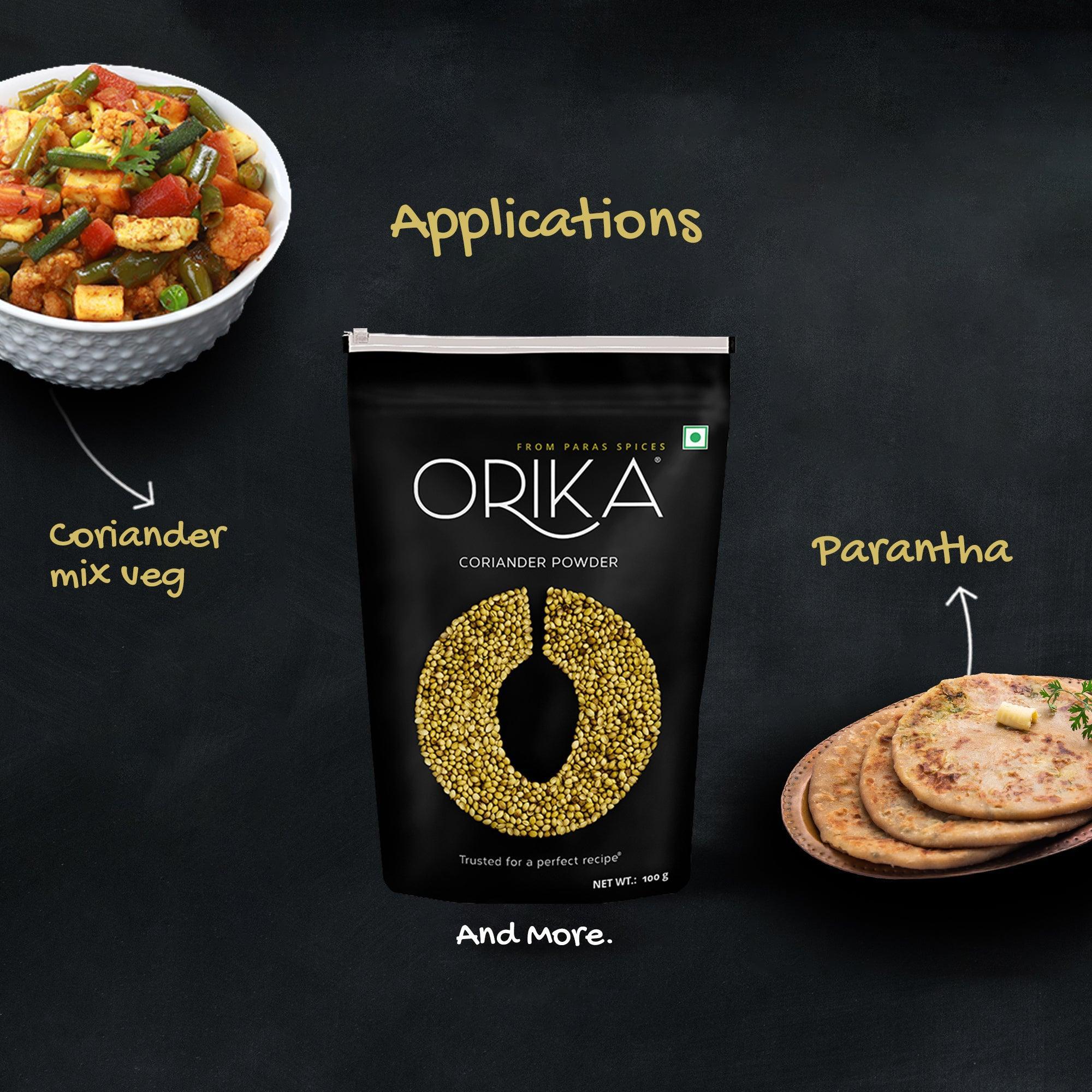 Orika Everyday kitchen essential (Malabar Black Pepper Powder, Salem Turmeric Powder, Coriander Powder), (Pack of 3, 100gms each) - Image 18