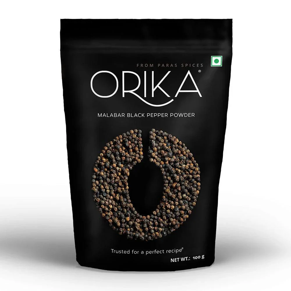 Orika Everyday kitchen essential (Malabar Black Pepper Powder, Salem Turmeric Powder, Coriander Powder), (Pack of 3, 100gms each) - Image 3