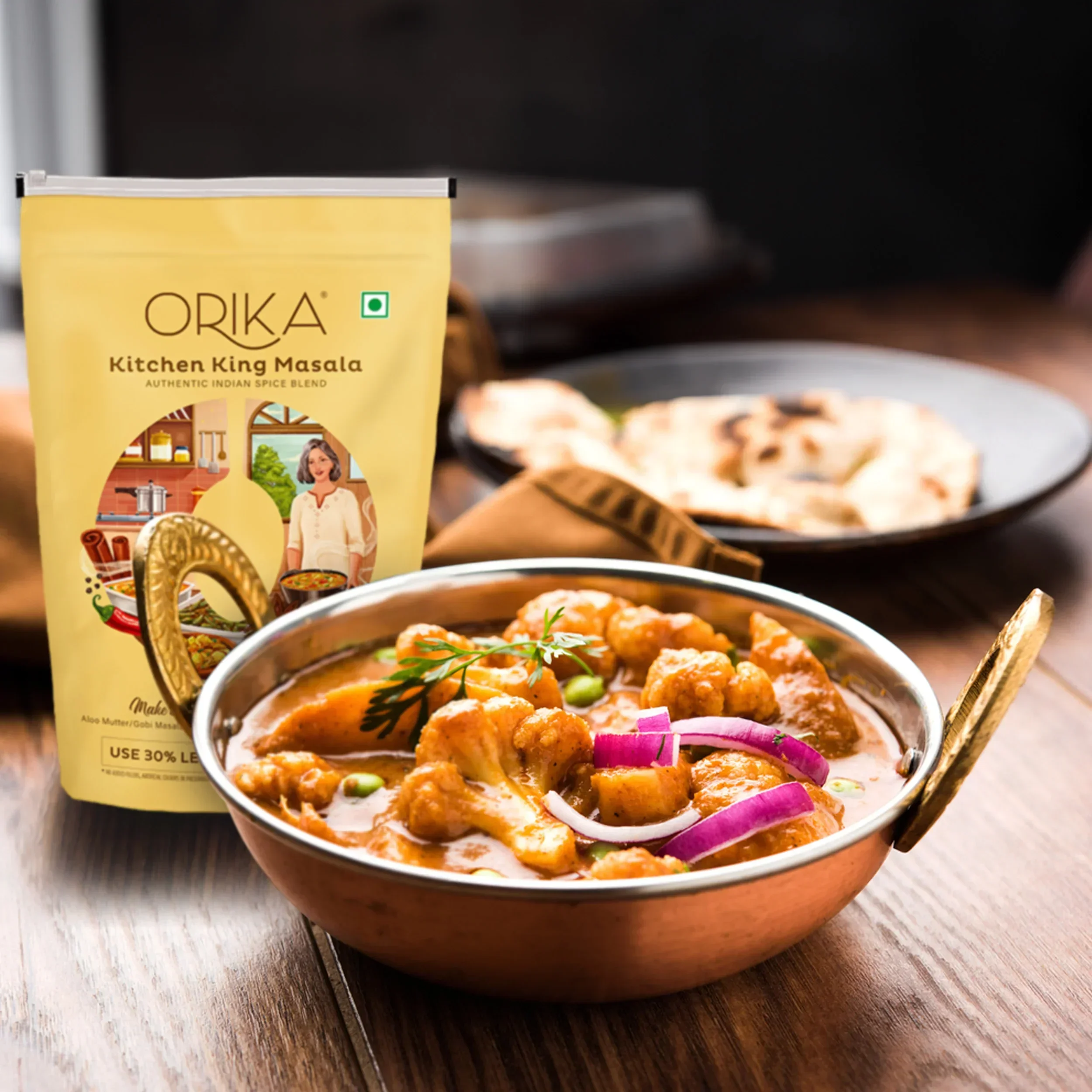 Orika Paneer-Chana Combo (Shahi Paneer Masala, Chana Masala, Kitchen King Masala) (Pack of 3, 100gms each) - Image 13