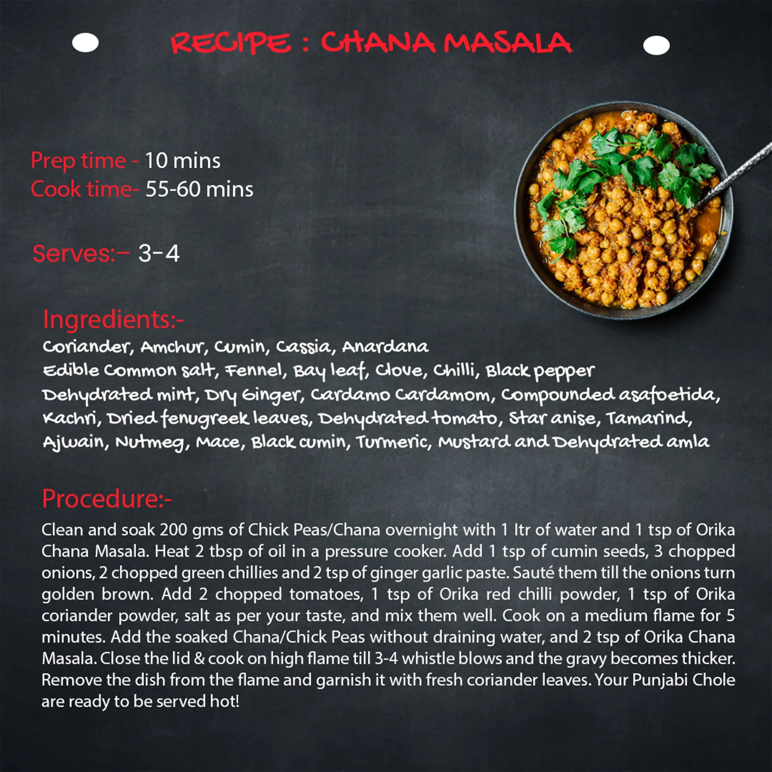 Orika Paneer-Chana Combo (Shahi Paneer Masala, Chana Masala, Kitchen King Masala) (Pack of 3, 100gms each) - Image 23