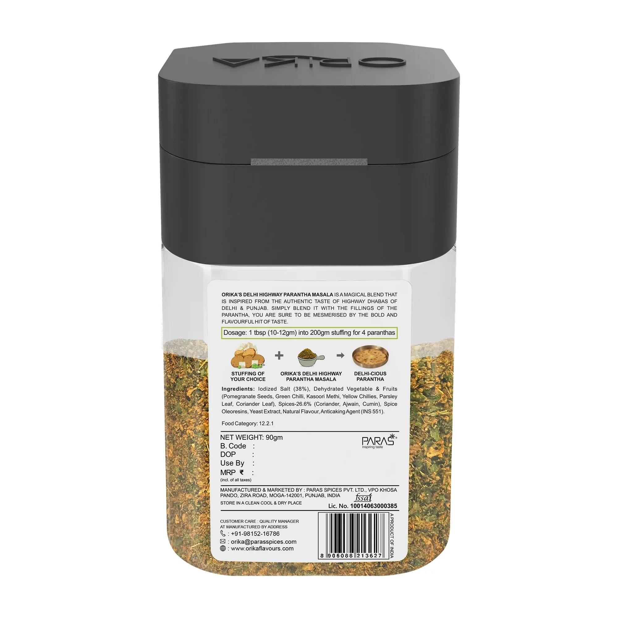 Orika Delhi Highway Parantha Masala | 90g - Image 8