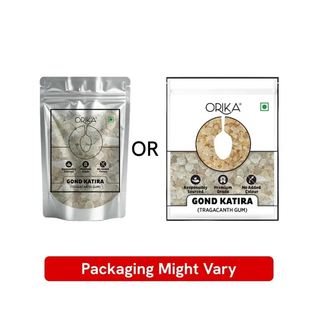 Orika Gond Katira (Tragacanth Gum) – 80g | Natural Cooling Agent | For Sharbat & Desserts - Image 3