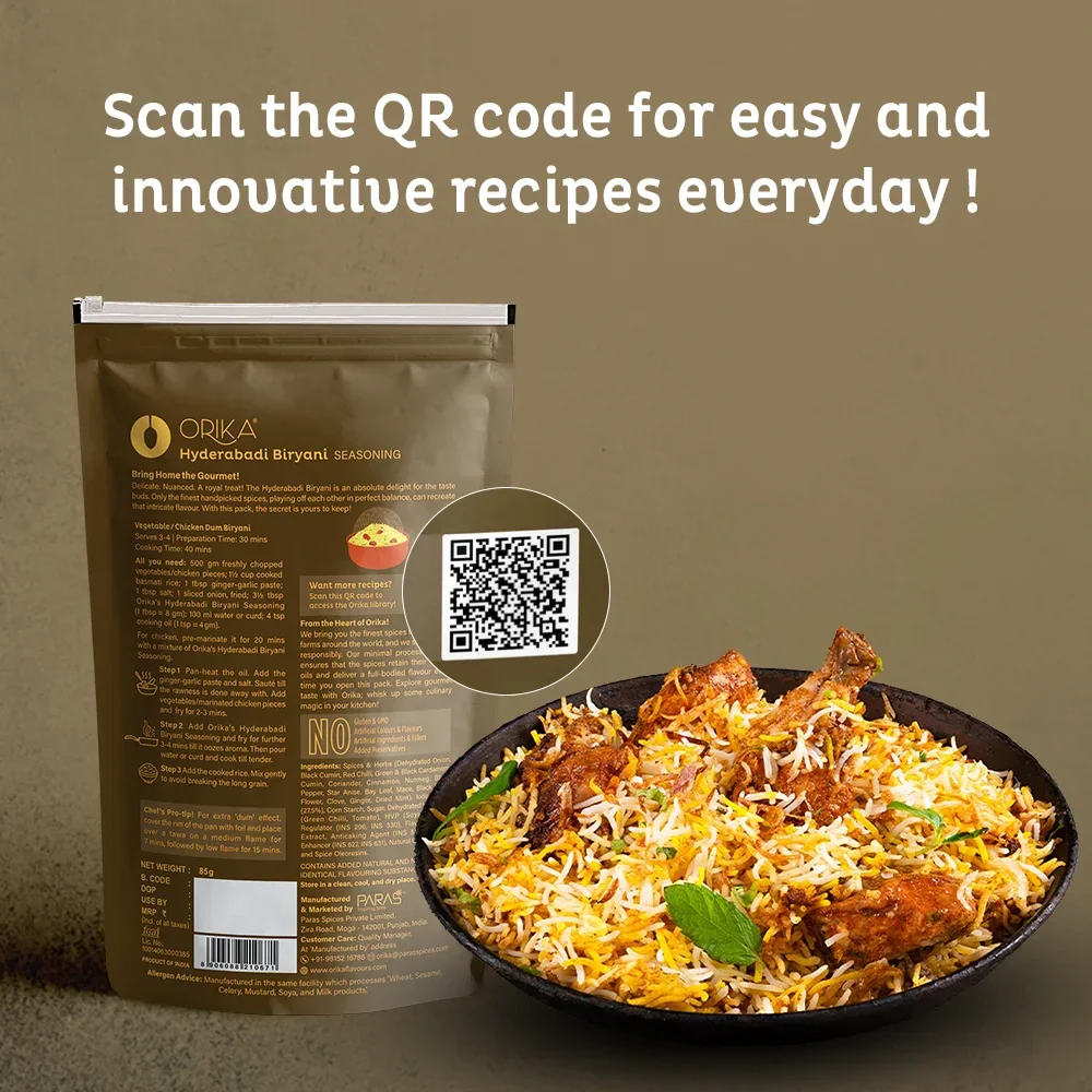 Orika Hyderabadi Biryani Seasoning, 85g - Image 4
