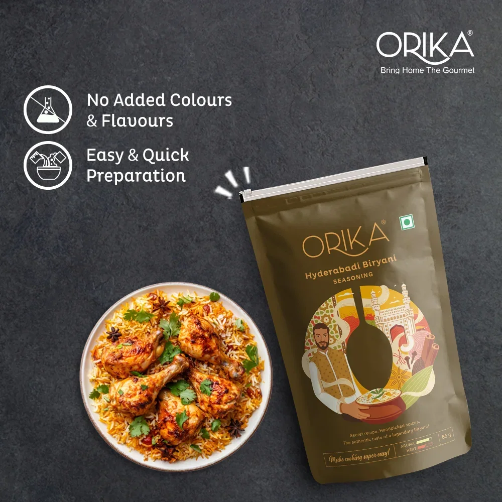 Orika Hyderabadi Biryani Seasoning, 85g - Image 5