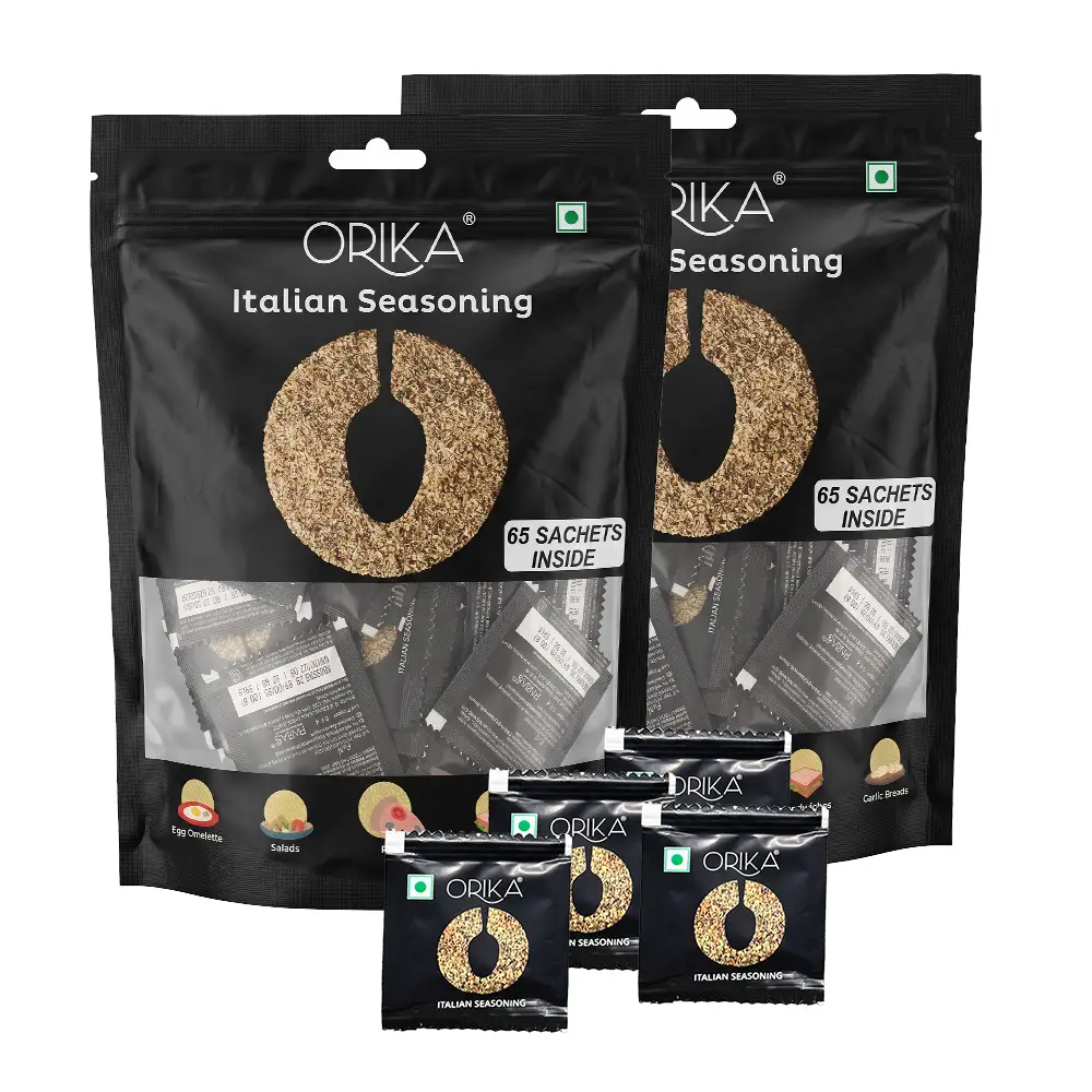 Orika Italian Oregano Pizza Seasoning | 65 Sachets (0.8g each) - Image 11