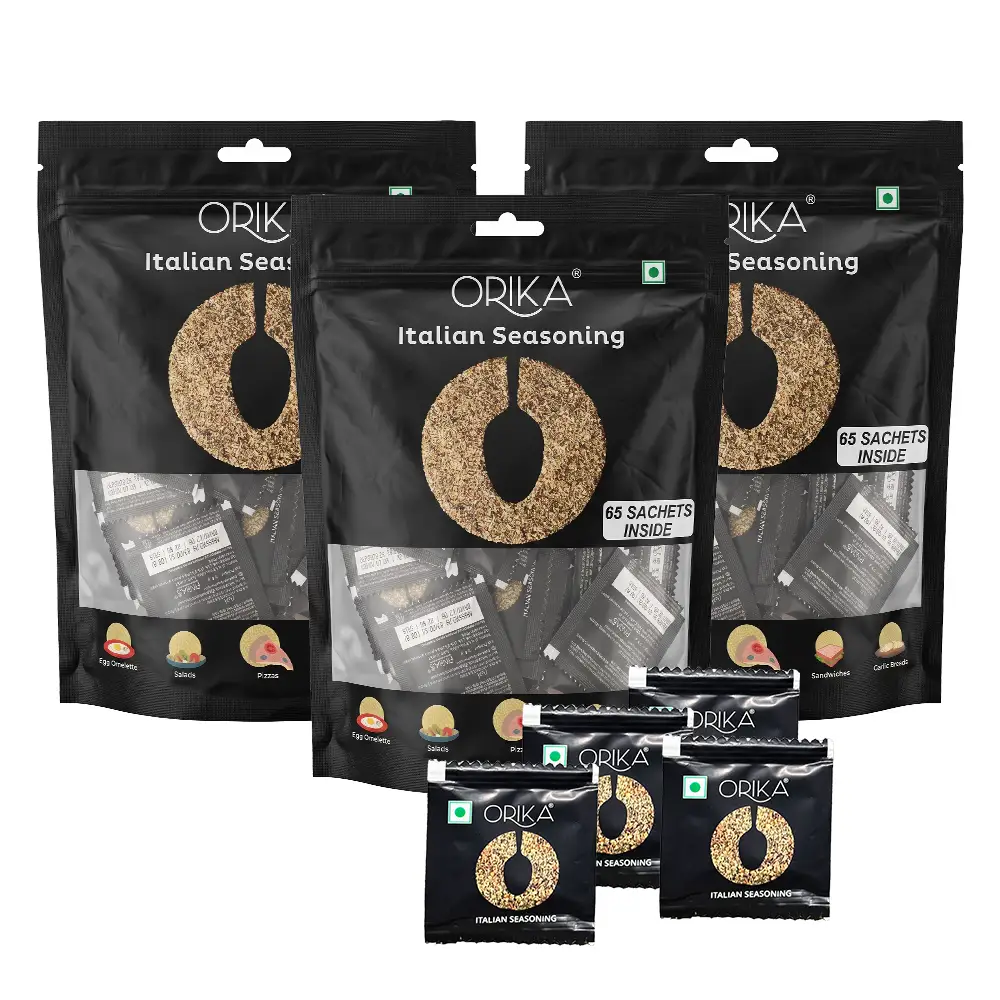 Orika Italian Oregano Pizza Seasoning | 65 Sachets (0.8g each) - Image 12