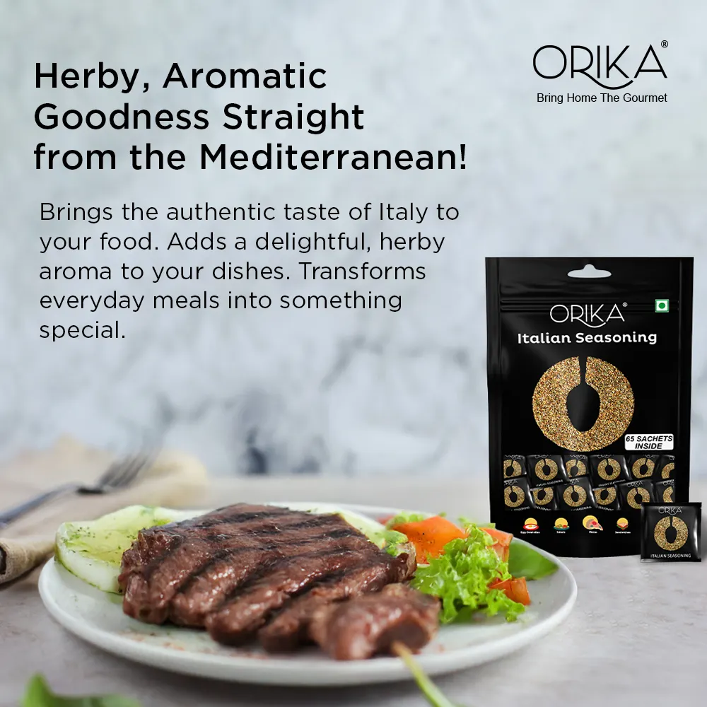Orika Italian Oregano Pizza Seasoning | 65 Sachets (0.8g each) - Image 2