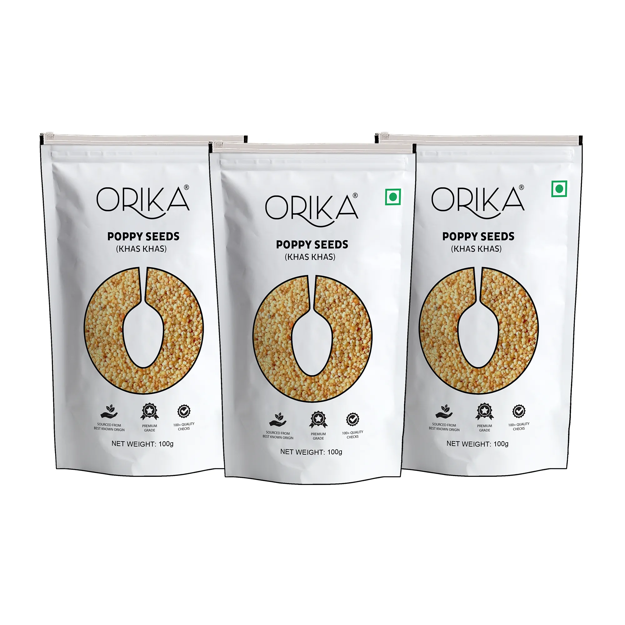 Orika Poppy Seeds (Khas Khas) | Unpolished & Cleaned White Khas Khas | 100g - Image 10