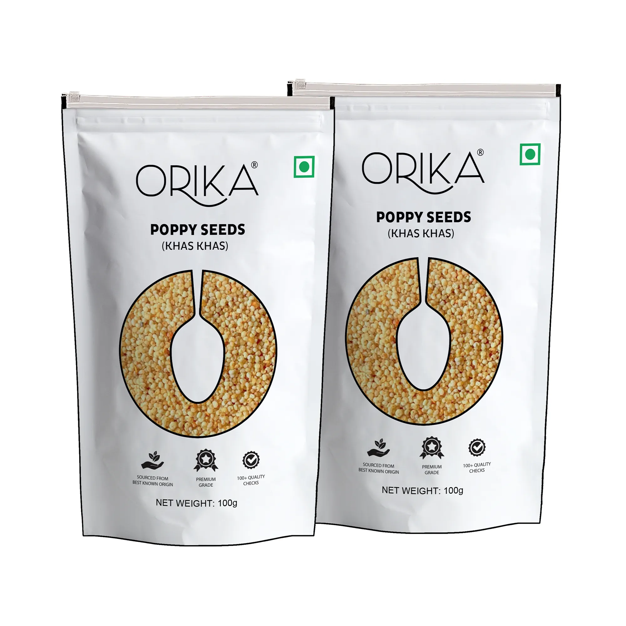 Orika Poppy Seeds (Khas Khas) | Unpolished & Cleaned White Khas Khas | 100g - Image 9