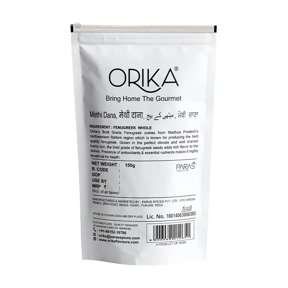 Orika Ratlam Bold Methi Dana | 150g - Image 8