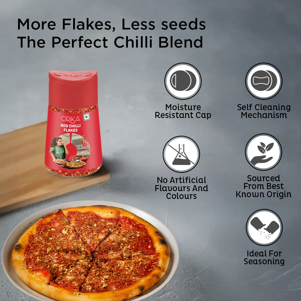 Orika Red Chilli Flakes | 45g - Image 3