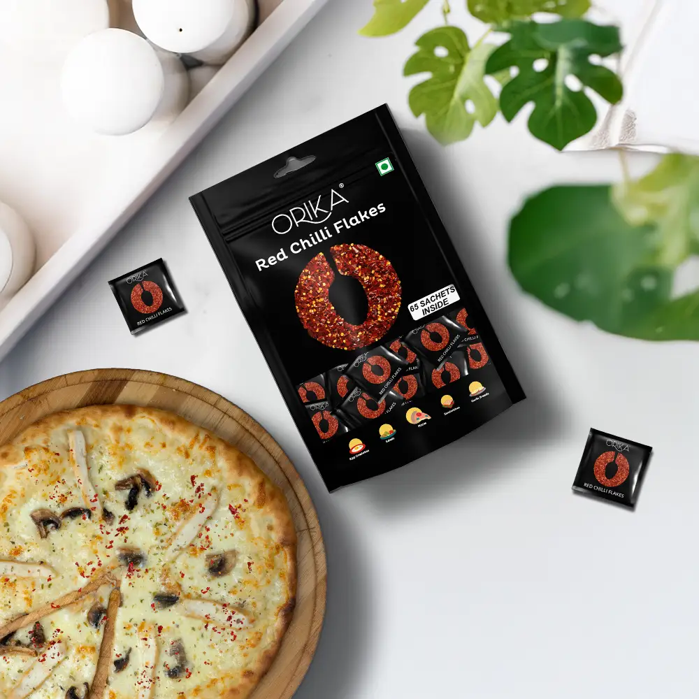 Orika Red Chilli Flakes | 65 Sachets (0.8g each) - Image 5