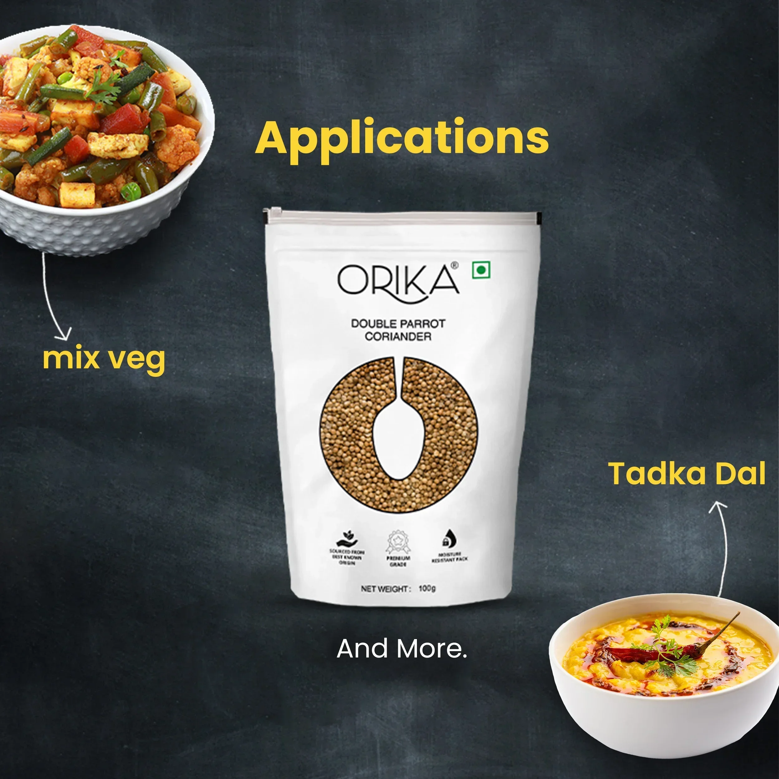 Orika Sabut Masala Combo, Pack of 3, 100g/each - Image 5