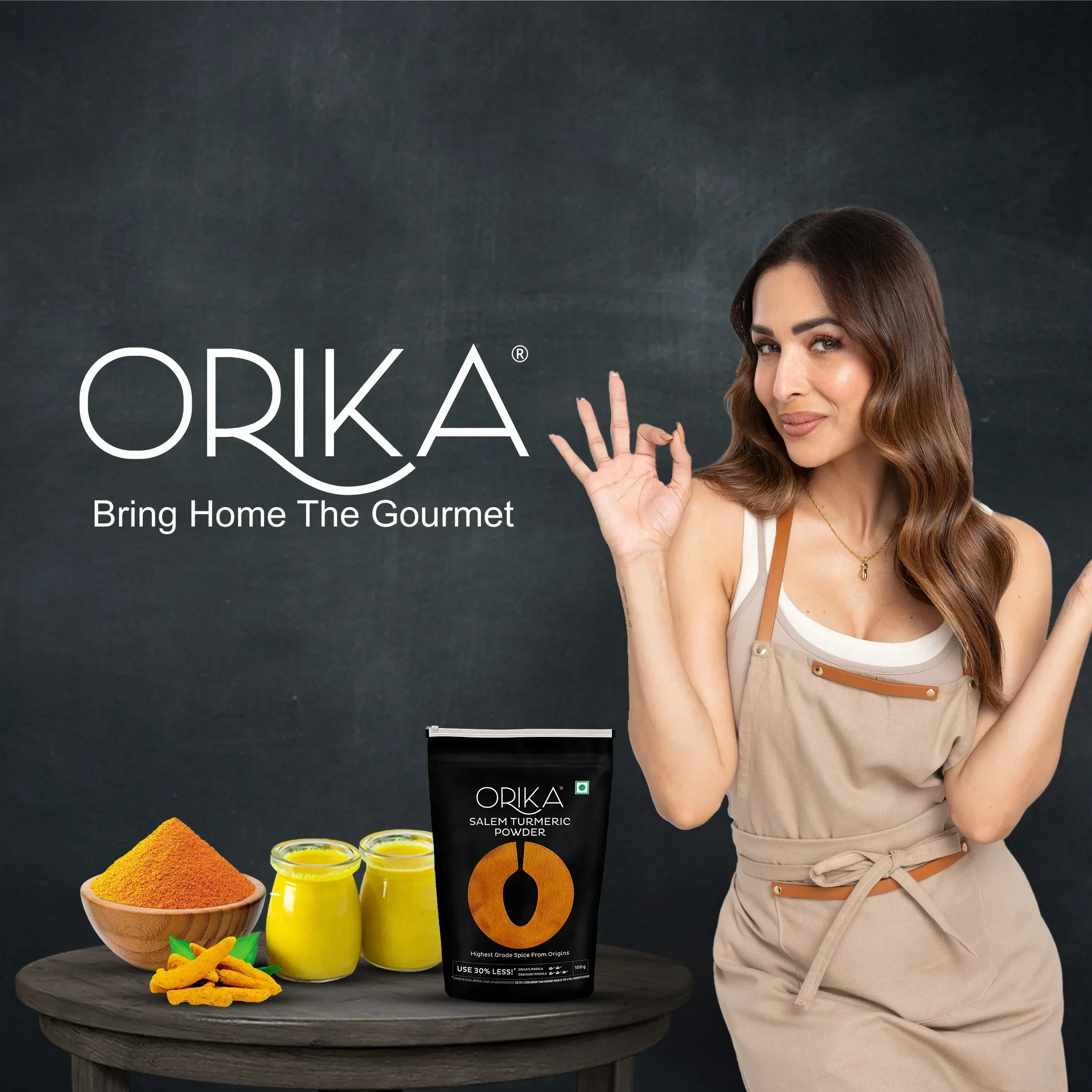 Orika Salem Turmeric, Hot Red Chilli Powder, Kashmiri Red Chilli Powder, Coriander Powder 100 Gm Each - Image 13
