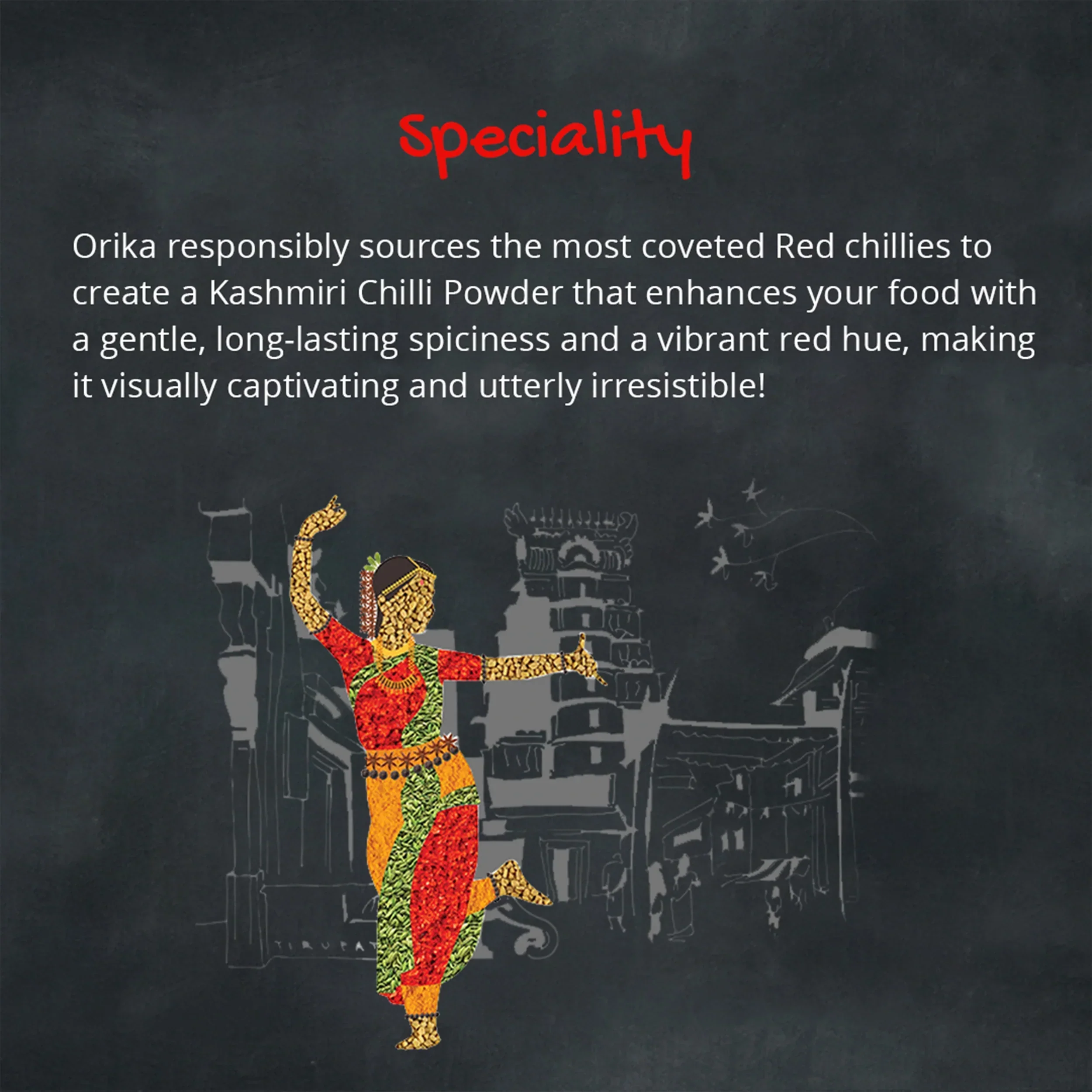 Orika Salem Turmeric, Hot Red Chilli Powder, Kashmiri Red Chilli Powder, Coriander Powder 100 Gm Each - Image 5