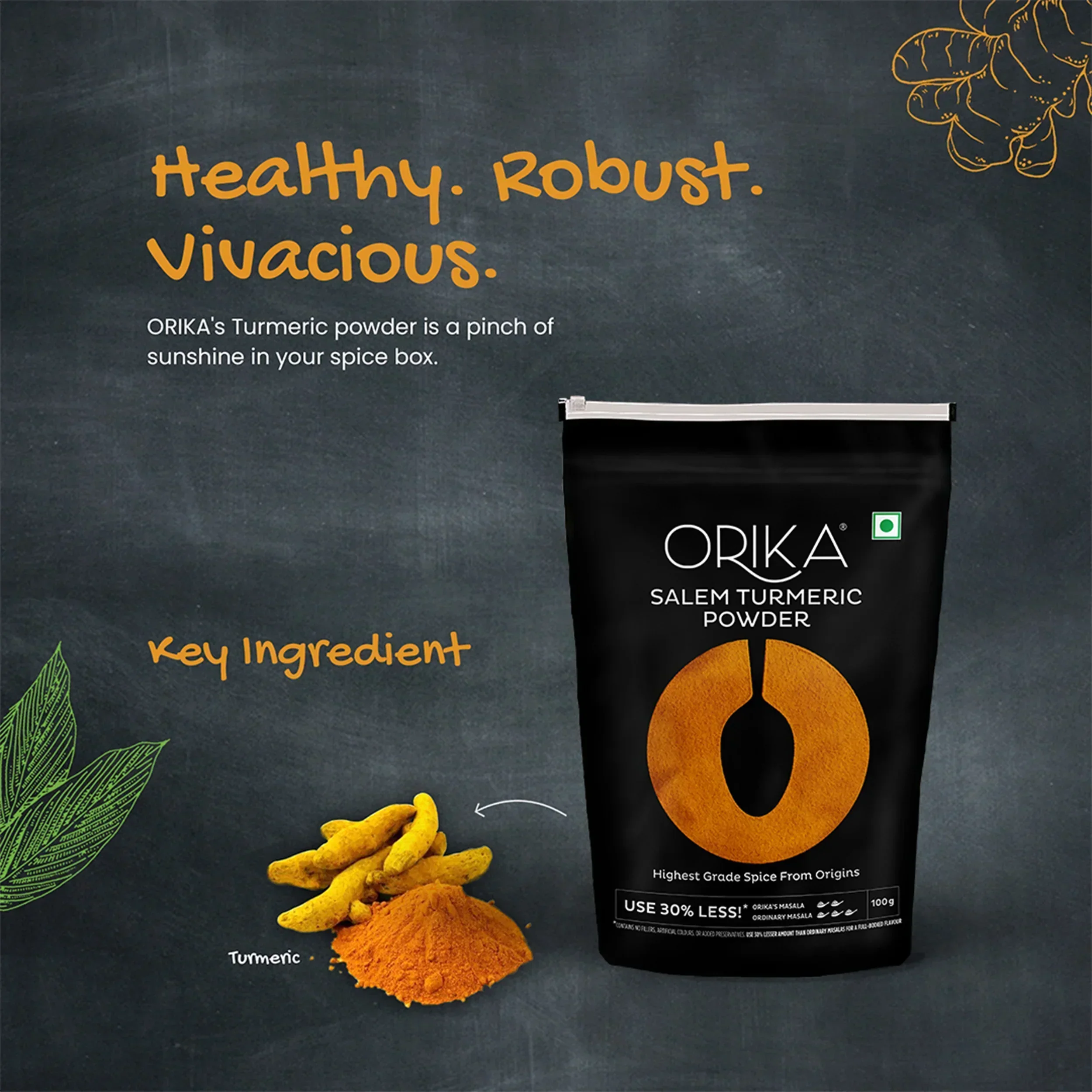 Orika Basic Spice Combo (Pack of 6, 100gm each) - Image 9