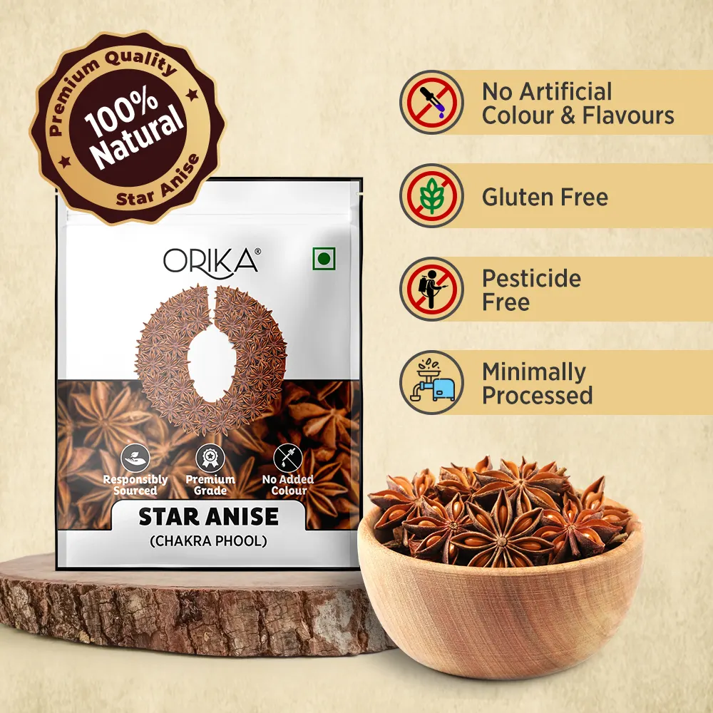 ORIKA Star Anise (Chakra Phool) | 25g - Image 4