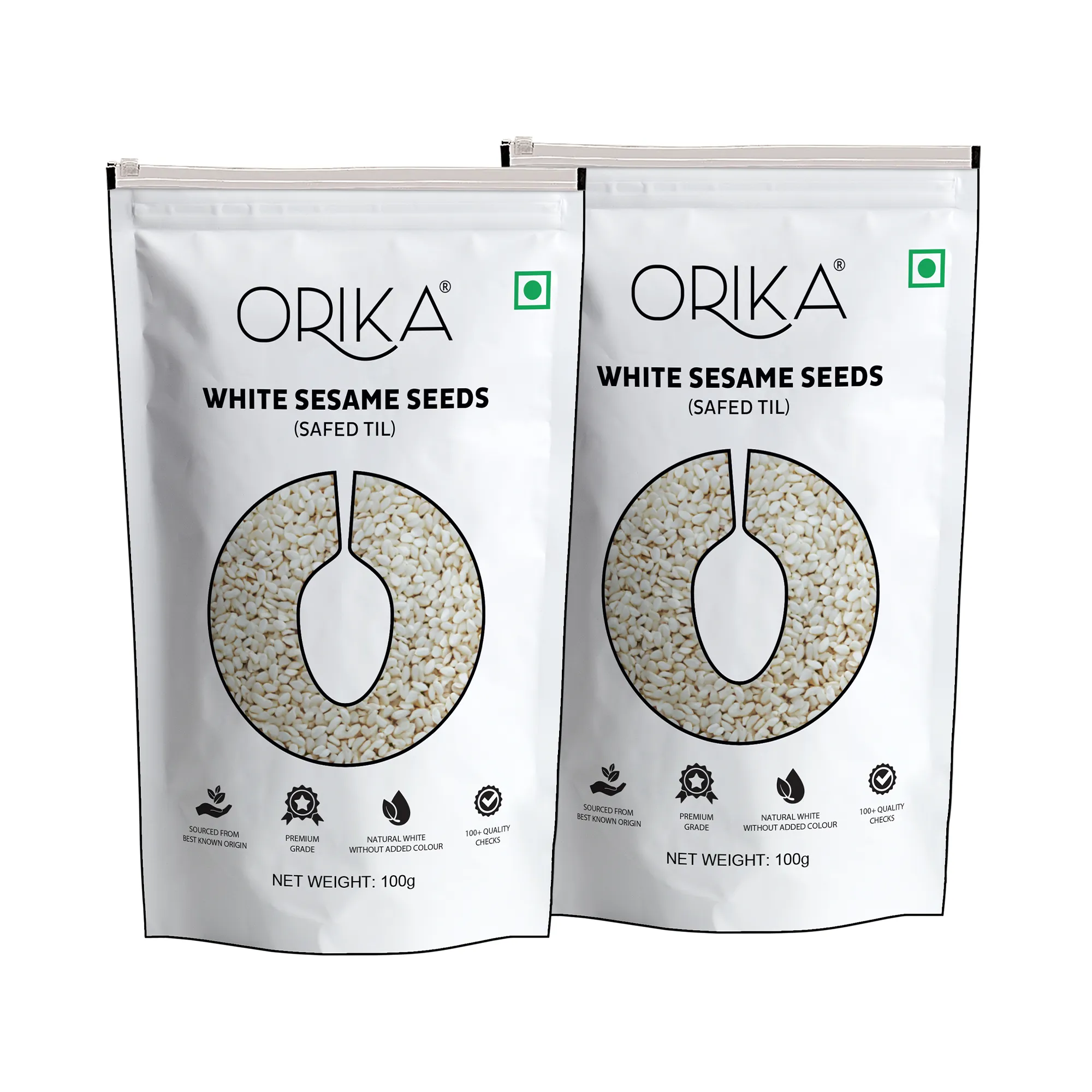Orika White Sesame Seeds (Safed Til) | 100g - Image 9