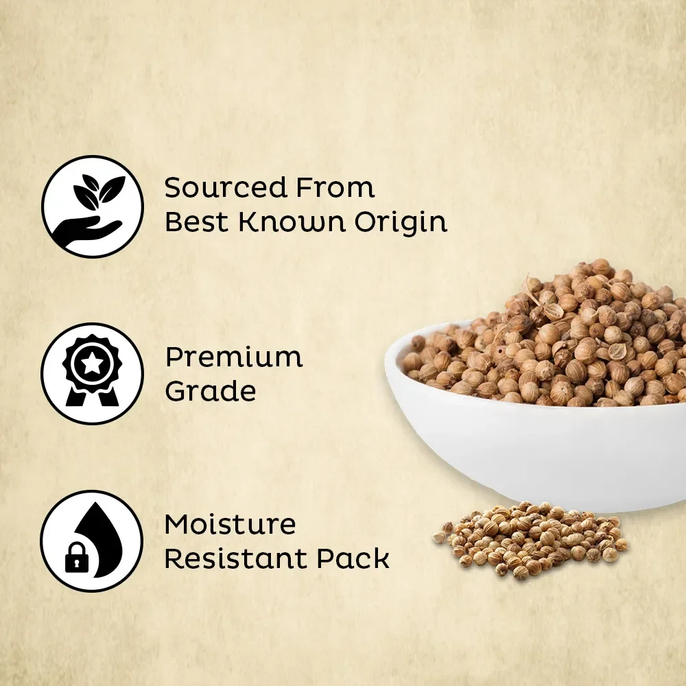 Orika Double Parrot Coriander Whole (Sabut Dhaniya) | 100g - Image 4