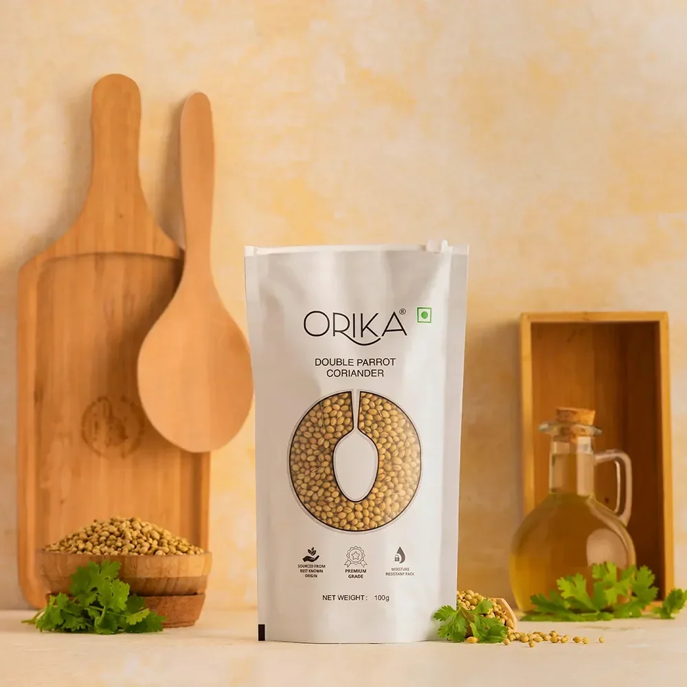 Orika Double Parrot Coriander Whole (Sabut Dhaniya) | 100g - Image 6