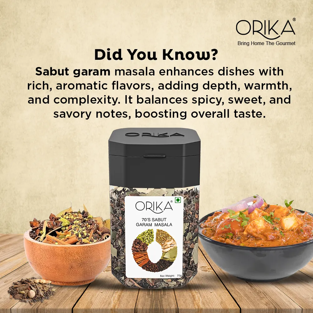 Orika's 70's Sabut Garam Masala, 70g - Image 3