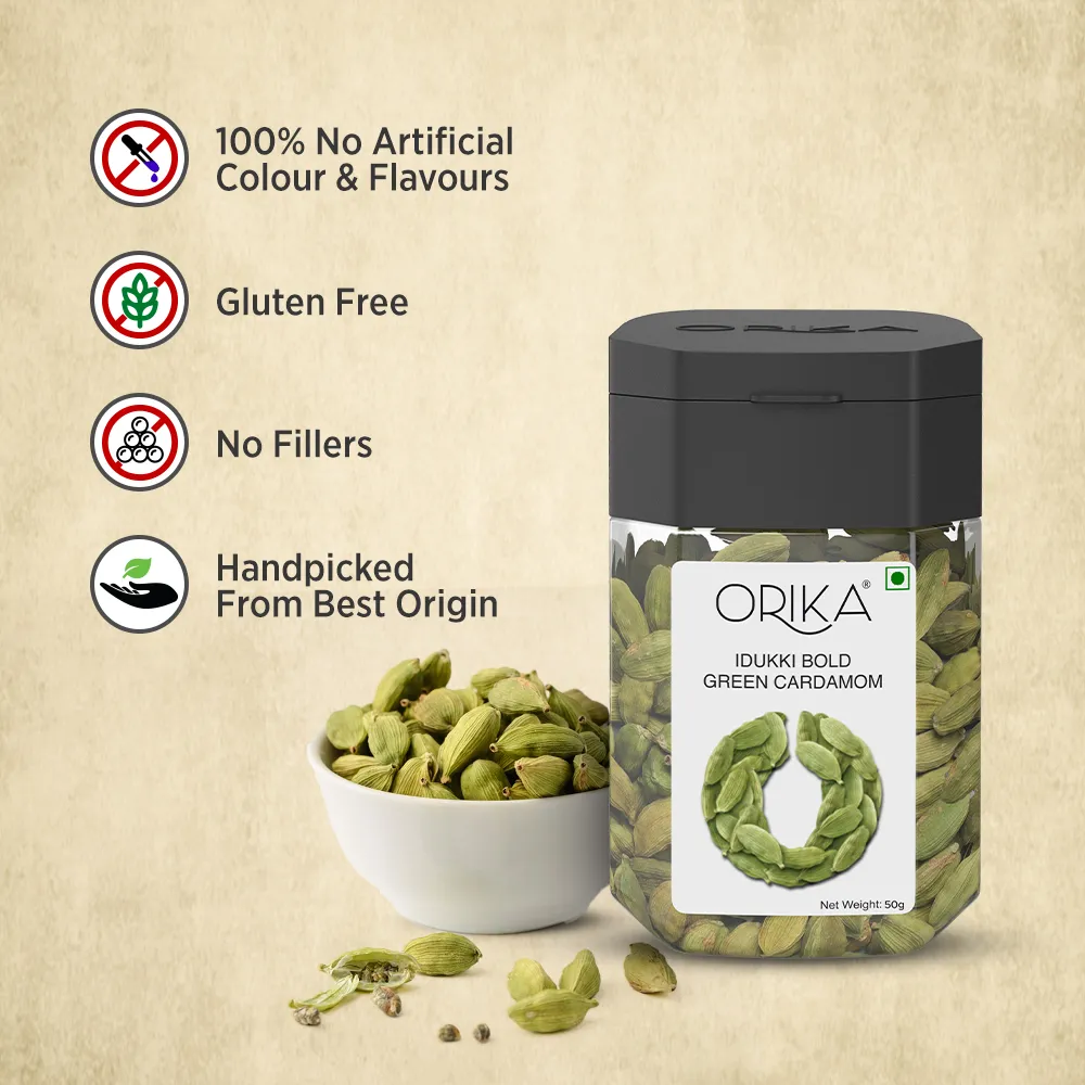 Orika's Idukki Bold Green Cardamom | 50g - Image 5