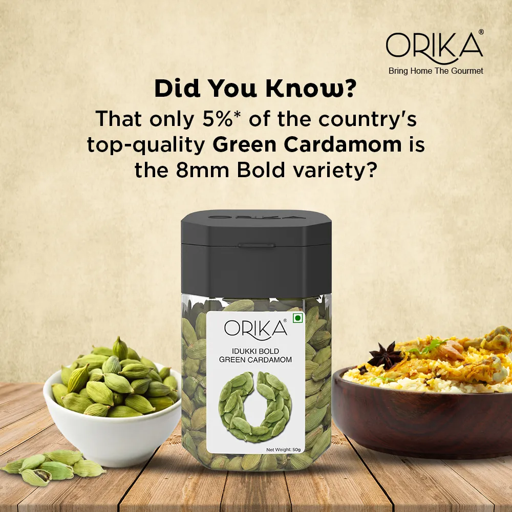 Orika's Idukki Bold Green Cardamom | 50g - Image 6
