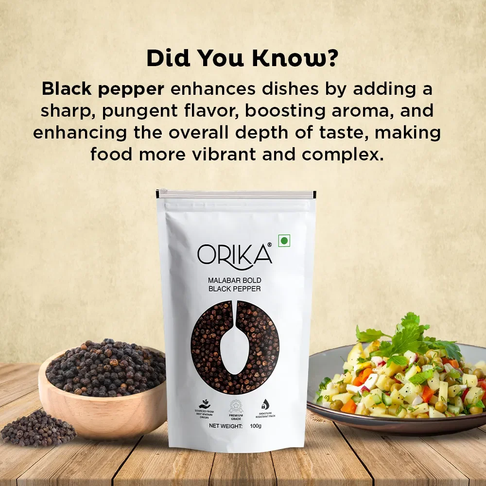 Orika's Malabar Bold Black Pepper | 100g - Image 4