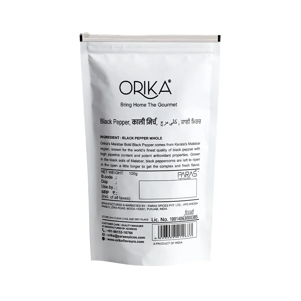 Orika's Malabar Bold Black Pepper | 100g - Image 8